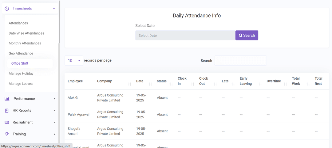 Attendance Management