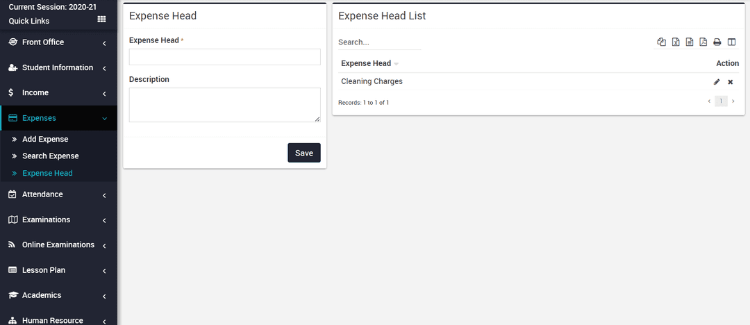 Expenses Management